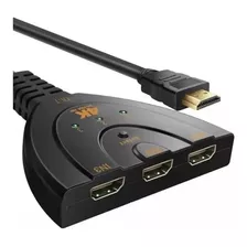 Adaptador Hub Switch Hdmi 3x1 Splitter 4k 3d 