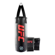 Ufc Youth Heavy Bag & Mma Gloves Kit, Black