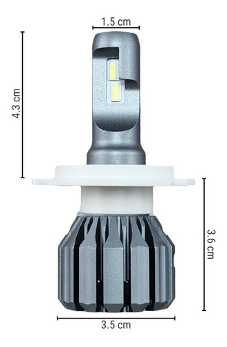 Hiper Led Pulsar Yamaha Fz H4 Moto Csp Evolum 15,000 Lmenes Foto 6