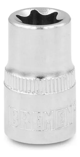 Llave Tubo Torx Hembra Bremen E12 - Enc 3/8 5033 Dgm Color Gris
