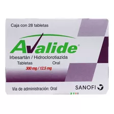 Avalide 300 Mg /12.5 Mg Caja Con 28 Tabletas