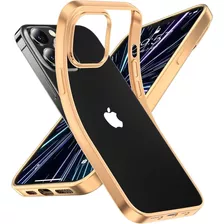 Syoukou Funda Invisible Color Oro Para iPhone 14 Pro