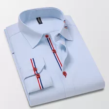 Camisa Oxford Para Hombre, Para Oficina De Negocios, Calle