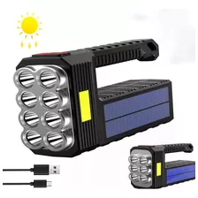 Linterna Solar Recargable Power Bank Larga Distancia