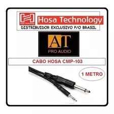 Cabo Adaptador P10 Mono X P2 Estéreo Hosa Cmp-103 1 Metro