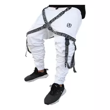 Calça Jogger Masculina E Feminina Streetwear Skinny Suspenso