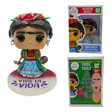 Figura Frida Kahlo Estilo Funko Pop Hecha A Mano