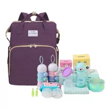 Bolso Pañalera Diseño Cambiador De Bebe Practico Para Bebe