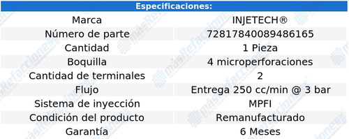 Inyector Combustible I-370 L5 3.7l De 2007 A 2008 Injetech Foto 4