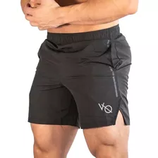 Gym Short Deportivo Elástico Vanquish Fitness V Q Línea Xsh