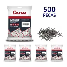 Kit Espaçador Juntapiso Azulejo Cruz 1,5mm Cortag 500 Peças