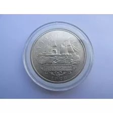 Moneda Peru 5.000 Soles Guerra Pacifico Huascar Plata 1979