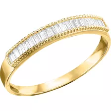 Anillo Churumbela Baguettes Oro 10k - 2616