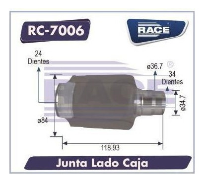 Junta Homocinetica Race Caja P/ Chevrolet Captiva 2.4l 08-13 Foto 2