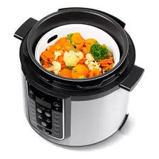 Panela De Pressão Elétrica 6 L Mastersteam Inox Midea Cor Cinza Voltagem 220v