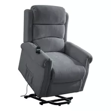 Poltrona Sillon Reclinable Masajeador Con Elevacion Y Calor