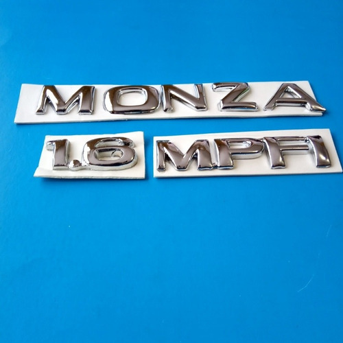 Emblemas Monza 1.6 Mpfi Chevy Chevrolet Kit Cajuela Foto 3