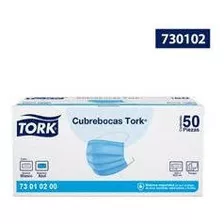 Cubreboca Tricapa Tork Con 50 Pzas