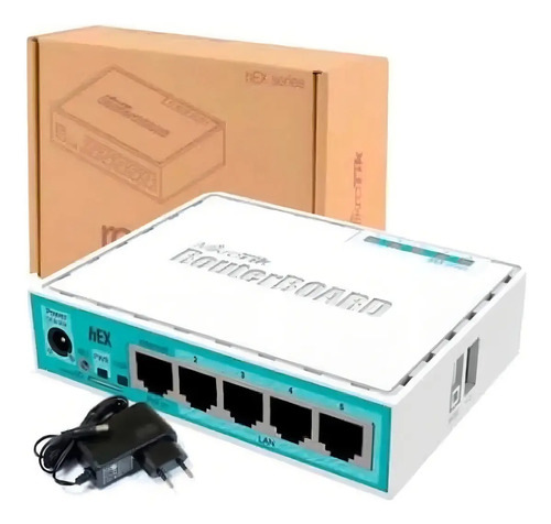 Roteador Mikrotik Hex Rb750gr3 Branco Firewall Sistema Routeros Segurança De Rede Gigabit Ethernet
