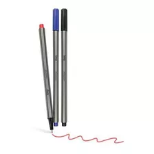 Marcador Artístico Fineliner 0,4mm Com 3 Cores Basic Keep