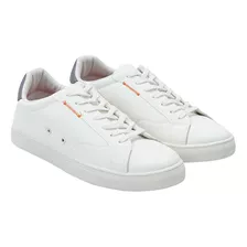 Zapatilla Hombre Detalle Planta Blanco Corona