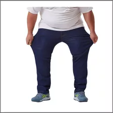 Calça Jeans Plus Size Masculina Com Elastano 52 Ao 70