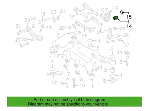 Rotula Buje Trasera Bmw 525 528 530 535 540 545 550 95-10  Foto 4