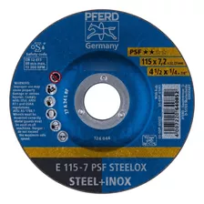 Caja X6 Disco Desbaste Acero/inox E 4-1/2 Psf Steelox Pferd