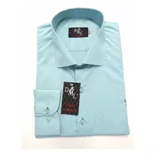 Camisa Mangas Longa Fácil De Passar Algodão Misto Dml 