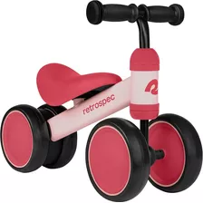 Bicicleta De Equilibrio Para Niñas, Con 4 Ruedas, Rosa