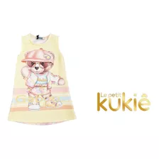 Vestido Blogueira Infantil Menina Kukiê Verão C/ Brinde 