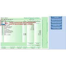 Modelo Contracheque Com Calculos Totalmente Automáticos