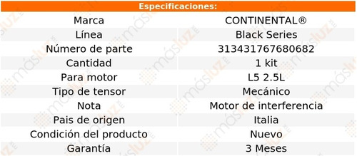 Distribucin + Bomba Agua C30 L5 2.5l 07/13 Black Series Foto 3