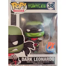 Funko Pop! Comics Tmnt #38: Dark Leonardo Px Previews Exclus