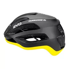 Capacete Bike De Ciclismo Evo H Raceline Cor Preto/amarelo Tamanho M