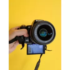 Câmera Profissional Dslr Sony Alpha A55 + Lente 18-55