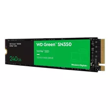 Disco Solido Ssd 240gb Western Digital Green Sn350 M.2 Pcie