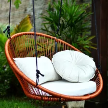 Sofa De Jardim Cadeira De Balanco E Varanda Acapulco Preta 