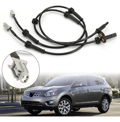  2 Sensores Abs Frontales For Nissan Rogue X-trail 4wd Foto 10