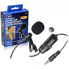 2 X Vidpro Xml Wired Lavalier Microphone 20 Audio Cable Tran