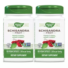 2pak Fruta Esquizandra Schisandra 1,160mg/porc Natures Way