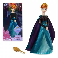 Disney Muñeca Clasica Anna Frozen 2 Con Cepillo