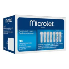 Lancetas Microlet 100 Pz