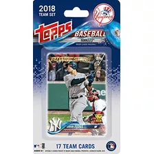 New York Yankees 2018 Fechou 17 Cartas Limitadas