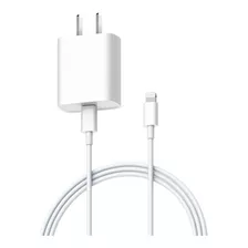 Cargador iPhone Carga Rápida 20w C/ Cable Lightning Original