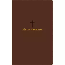 Bíblia Sagrada Acf, Couro Soft, Marrom, Letra Grande, Leitura Perfeita, De Thomas Nelson Brasil. Editorial Vida Melhor Editora S.a, Tapa Mole En Português, 2020