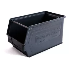 Caja Apilable Negra De 350/300 X 200 X 200 Mm Fami 3pln