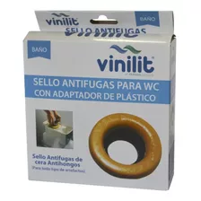 Sello Antifugas Antihongo Para Baño Wc + Adaptador - Vinilit