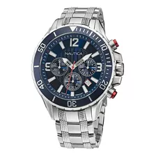 Reloj Para Hombre Nautica Nst 101 Napnss123 Plateado