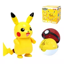 Pokemons Pikachu Articulados Com Pokebola - Takara Tomy 
